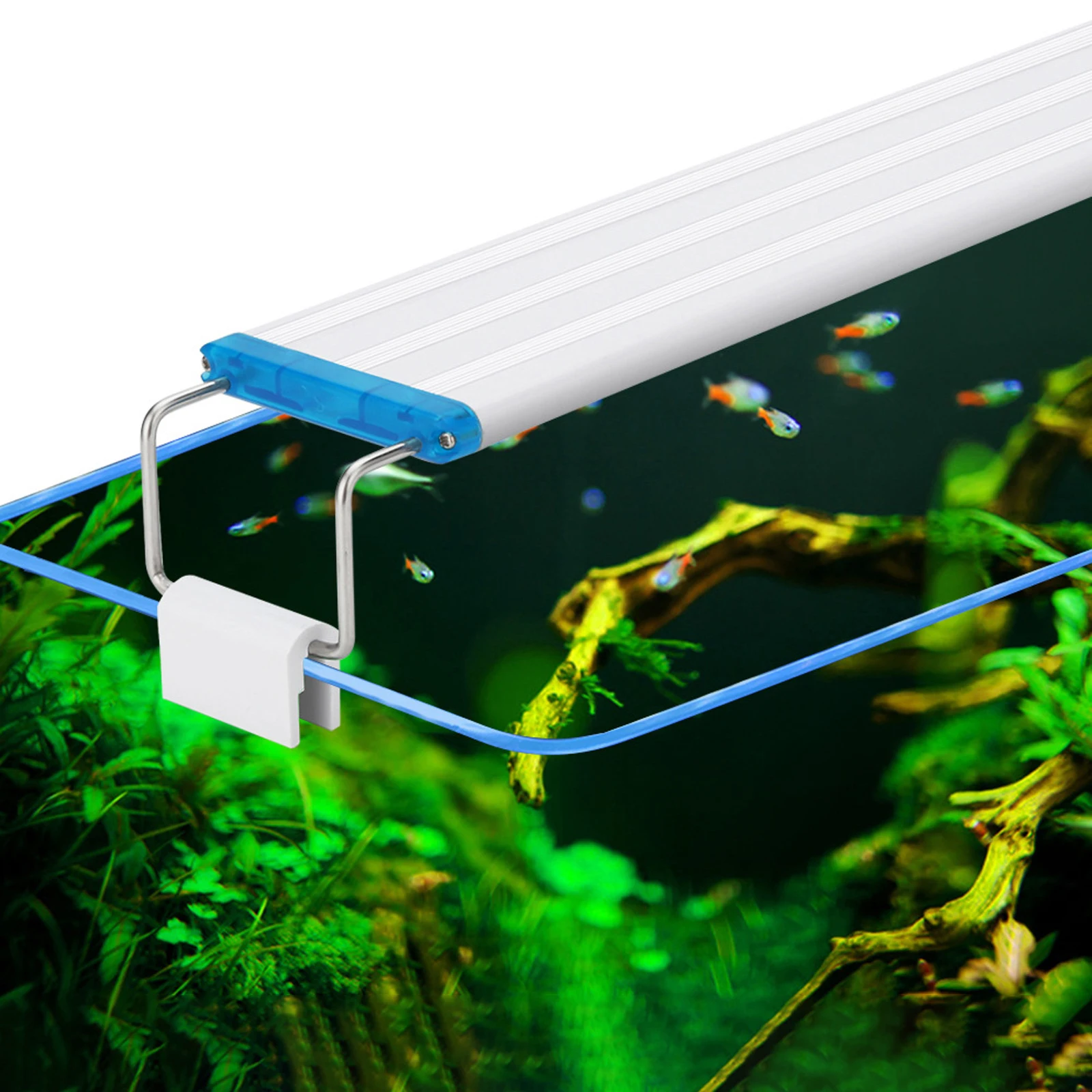 

1Pcs LED Fish Tank Light Aquarium Lamp for Plant Growth Waterproof Long-Lasting Wear Resistant Easy Clean Buckle Fixation