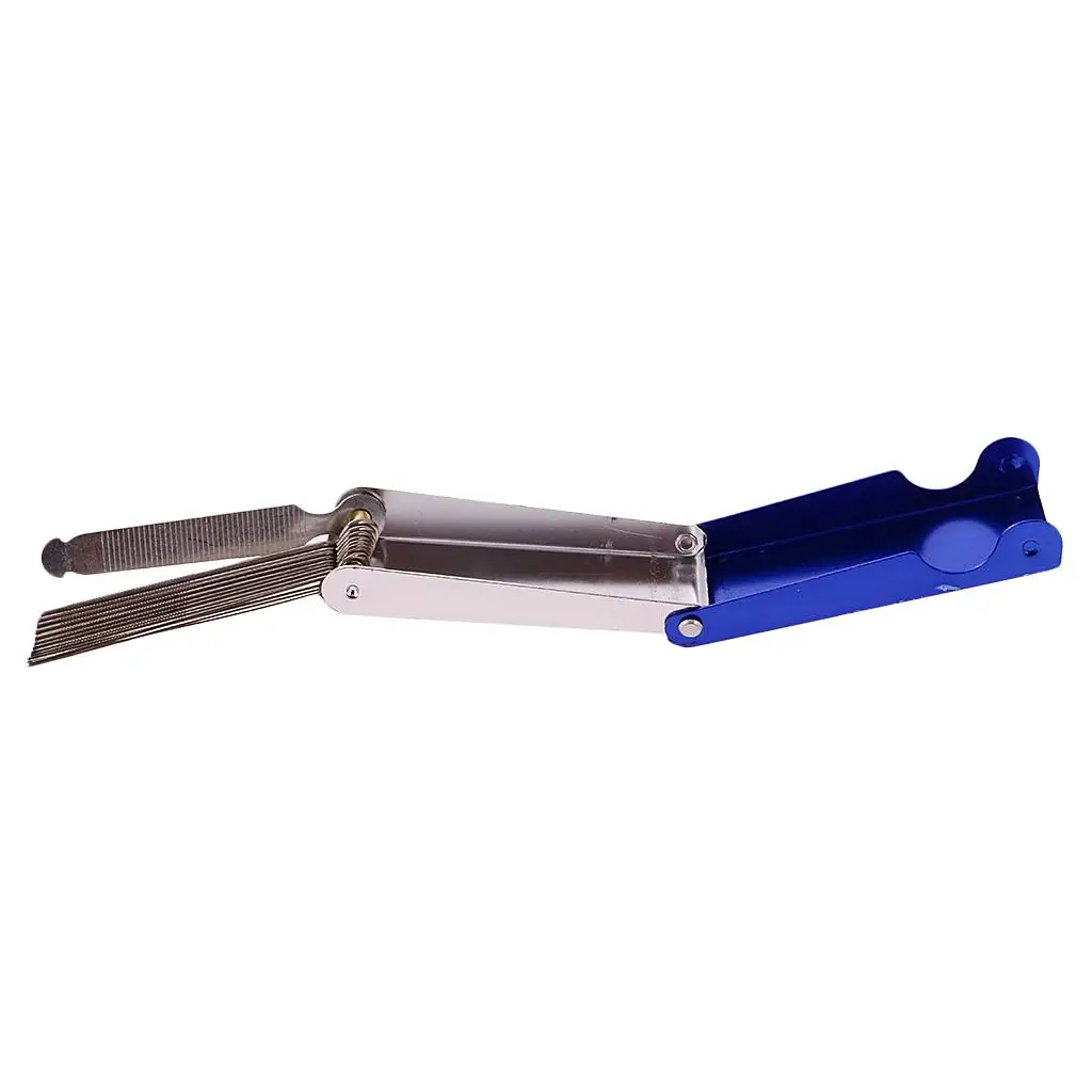 Guitar String Slots Tool Stainless Steel Nut Bridge File Set Smooth Slot Shaping Luthier Repair for Acoustic Electric Guitars