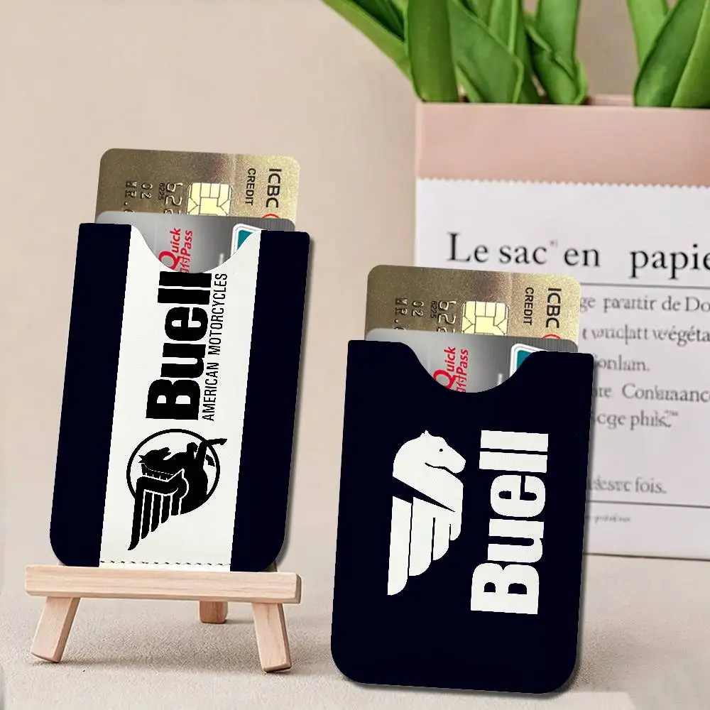 Buells Ultra-Thin Mini Leather Card Holder Wallets for Men Women Lightweight Soft Genuine Leather Credit Card