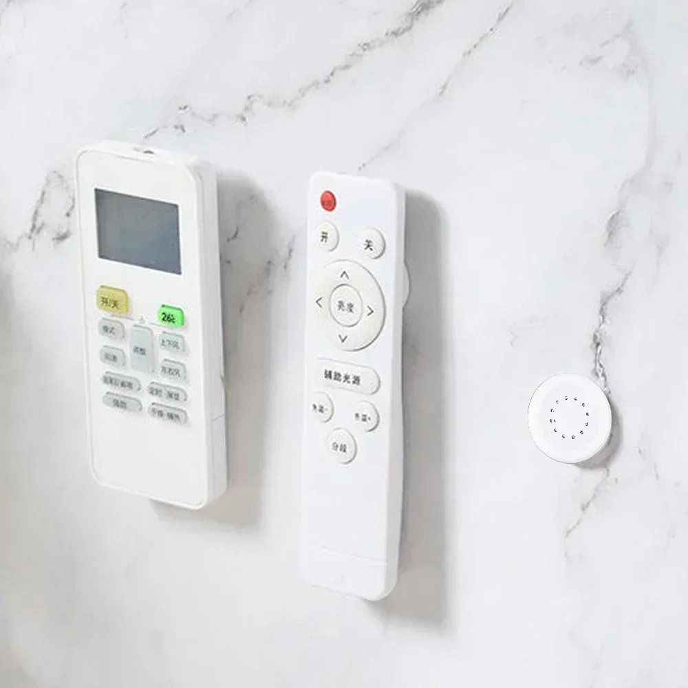 1-10set Household Remote Control Magnetic TV and Air Conditioning Remote Control Storage Wall-mounted Strong Magnetic Hook