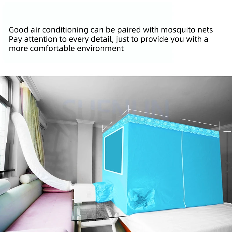 Домашняя система кондиционера, настольный портативный кондиционер, напольная москитная сетка, вентилятор, кондиционер