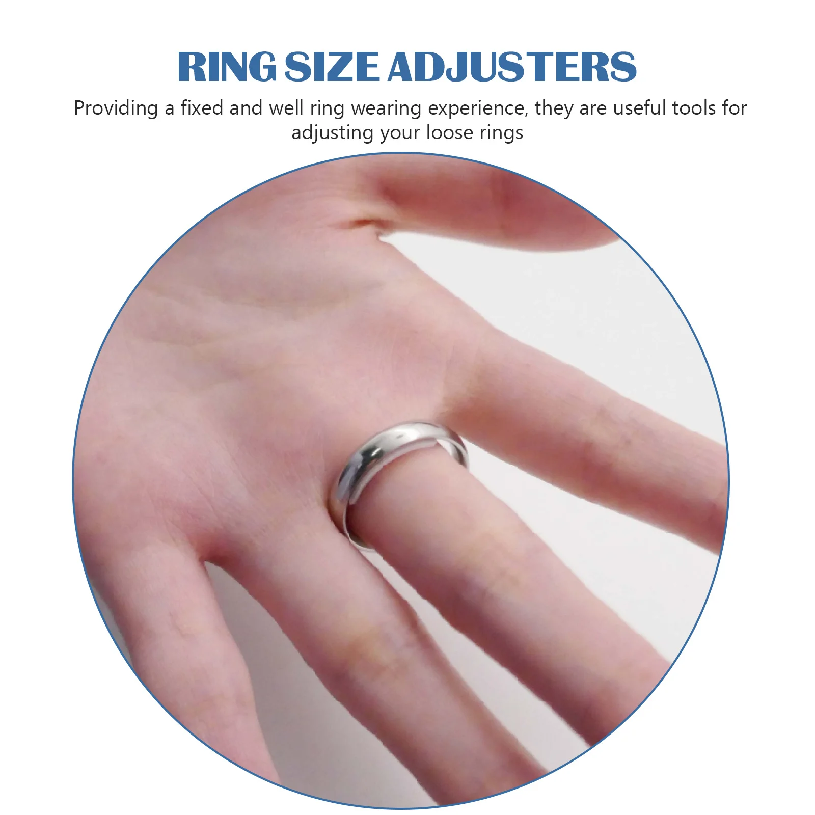 18 Sheets Transparent Ring Size Adjusting Pads Jewelry Spacer for and Prevent Loss Ring Size Adjuster