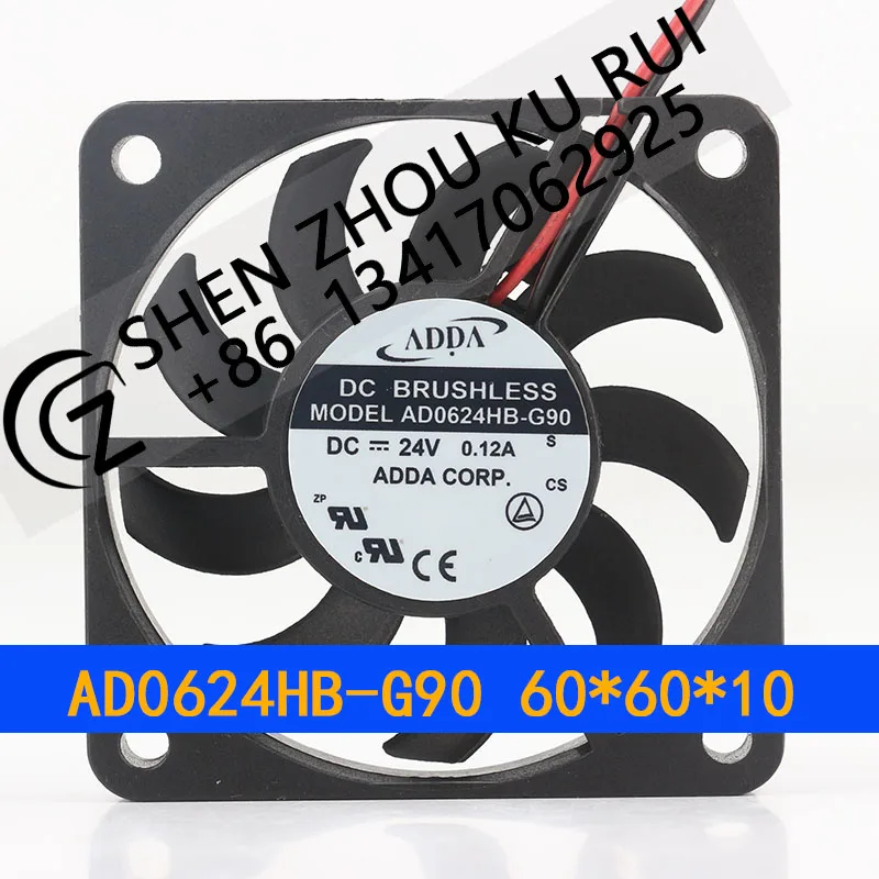 

Original new Taiwan ADDA 5V 14V 48V DC 24V 0.12A AC EC 6010 60X60X10MM 6CM 2-wire inverter Cool silent cooling fan