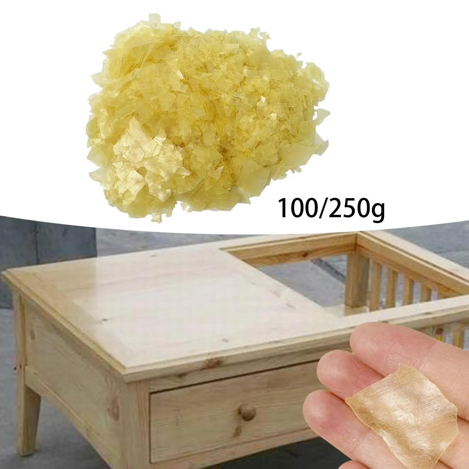 Shellac Flakes Home Wooden Craft Finishes Sturdy Lightweight Art Restoration