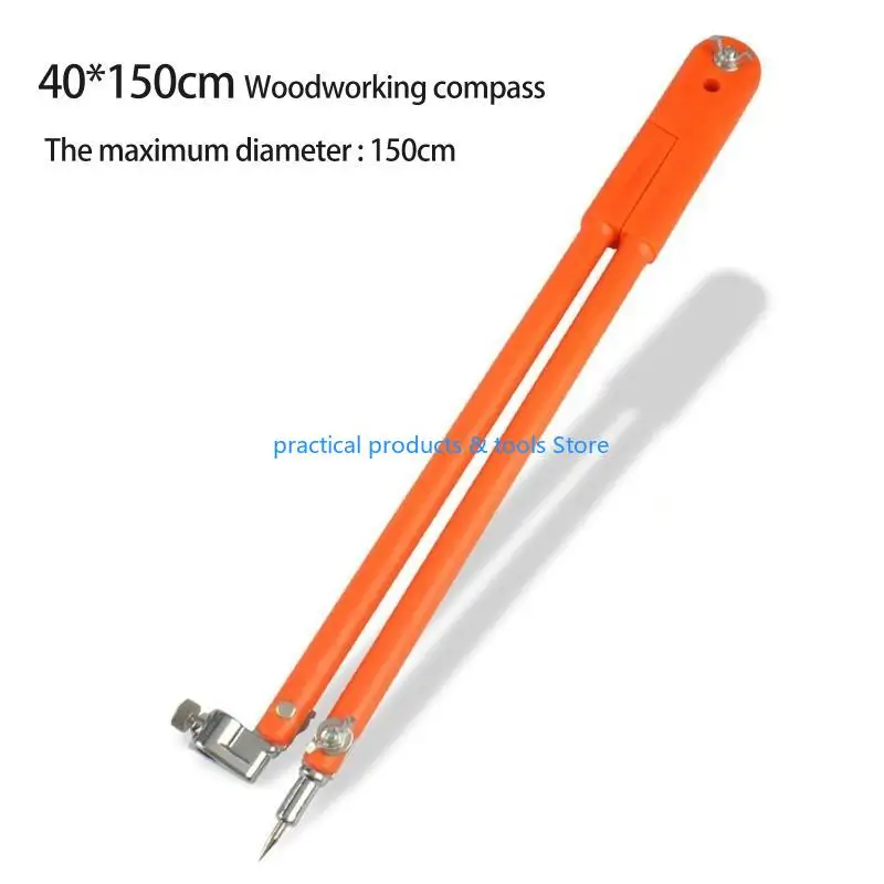 77JB 25/40cm Profissional Carpenter Lápis Compasss diâmetro Divisores ajustáveis ​​Marcando e