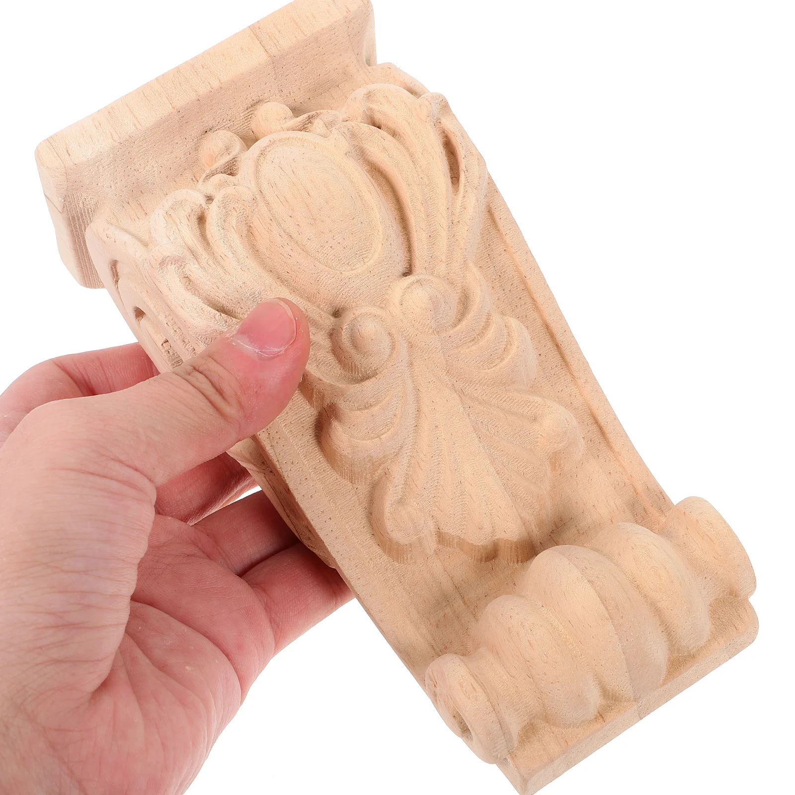 

Sturdy Decorative Wooden Corbel G006 Exquisite Workmanship Small Wood Bracket For Interior Decoration 8X15X45cm