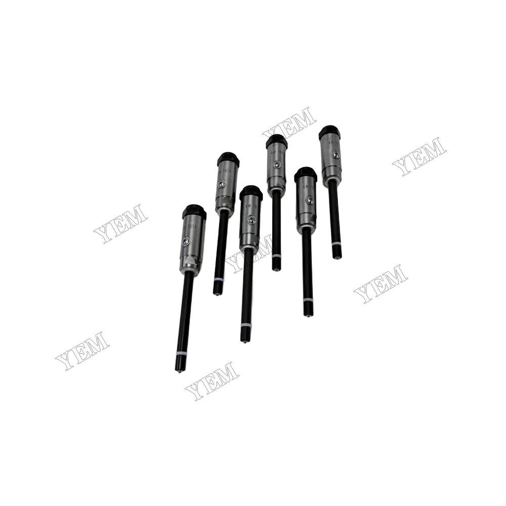 6PCS 4W7018 0R-3422 Fuel Injector For Caterpillar 3408 Engine Parts
