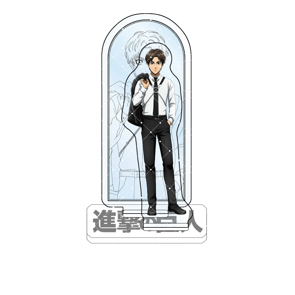 Attack on Titan Eren Yeager 15cm Acrylic Stand Keychain Anime Figure Desktop Decor Collection Souvenir Gift For Anime Fans