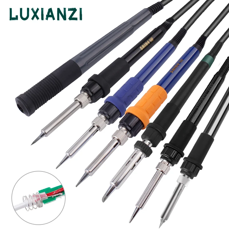 

LUXIANZI Portable Electric Electric soldering iron Handle Heating Tool Solder Iron Rework Station Pencil Welding Repair Tools