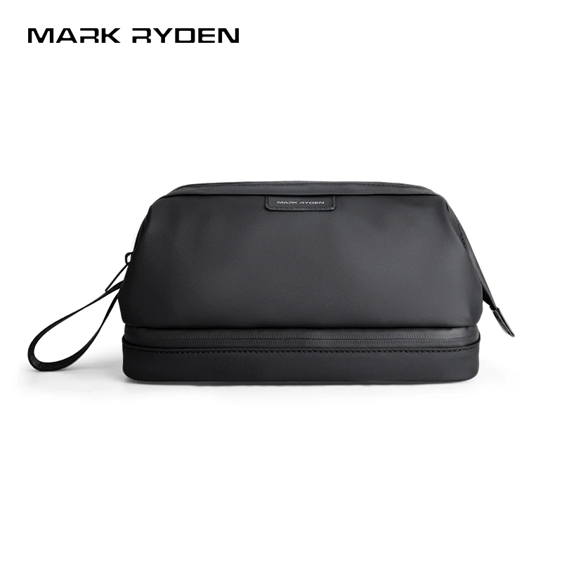 

MARK RYDEN Wet and Dry Separation Toiletry Bag Double-layer Travel Dopp Kit with Quick-access Handle
