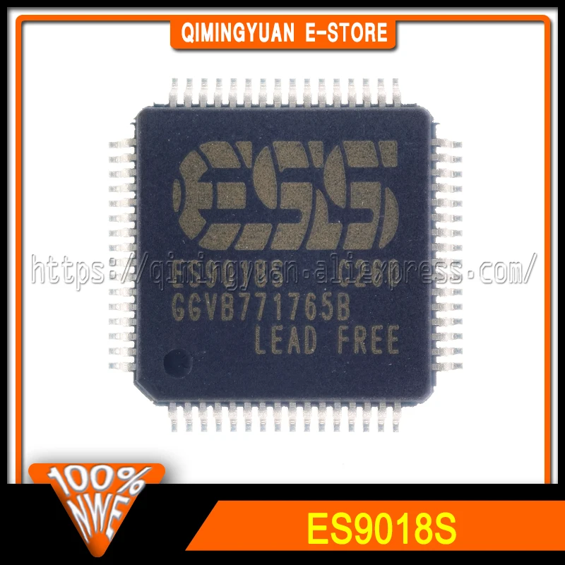 

1~20PCS/LOT ES9018S Audio digital-to-analog converter IC Saber 32 Reference 8 channel DAC 100% New Original In Stock