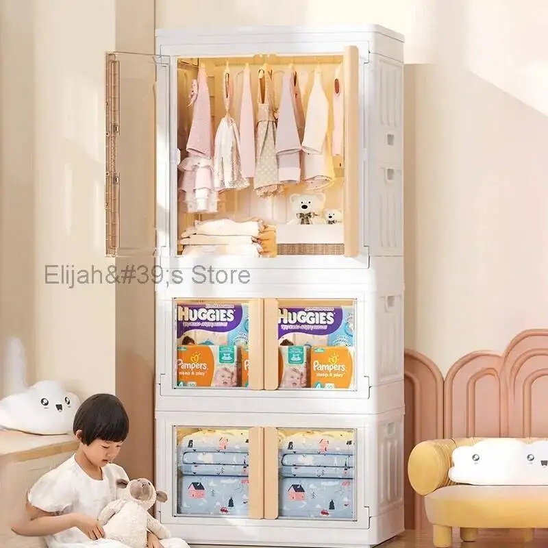 

Clothing Storage Children Wardrobes Display Cabinet Organizer Children Wardrobes Closet Penderie Enfant Room Furniture MR50CW