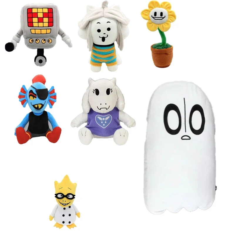 

Original in Stock Fangamer Sans Undyne Papyrus Toriel Alphys Mettatom Super Cute Game Anime Figure Plush Toys Gift