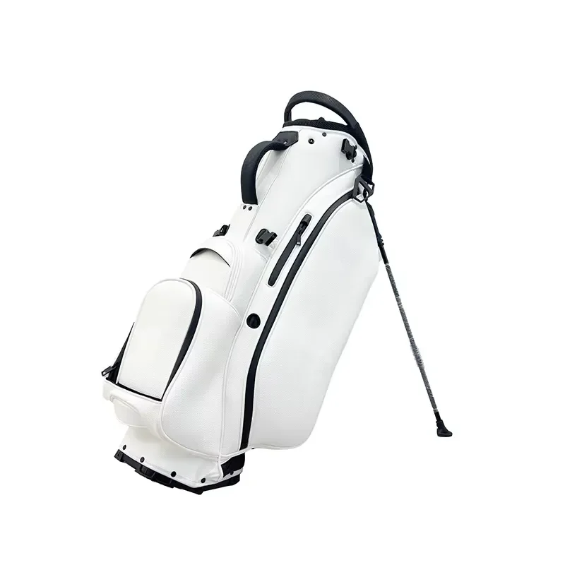 Flora Waterproof PU Leather Golf Stand Bag Hydrophobic Durable Wear Resistant High Quality Lightweight Course Travel