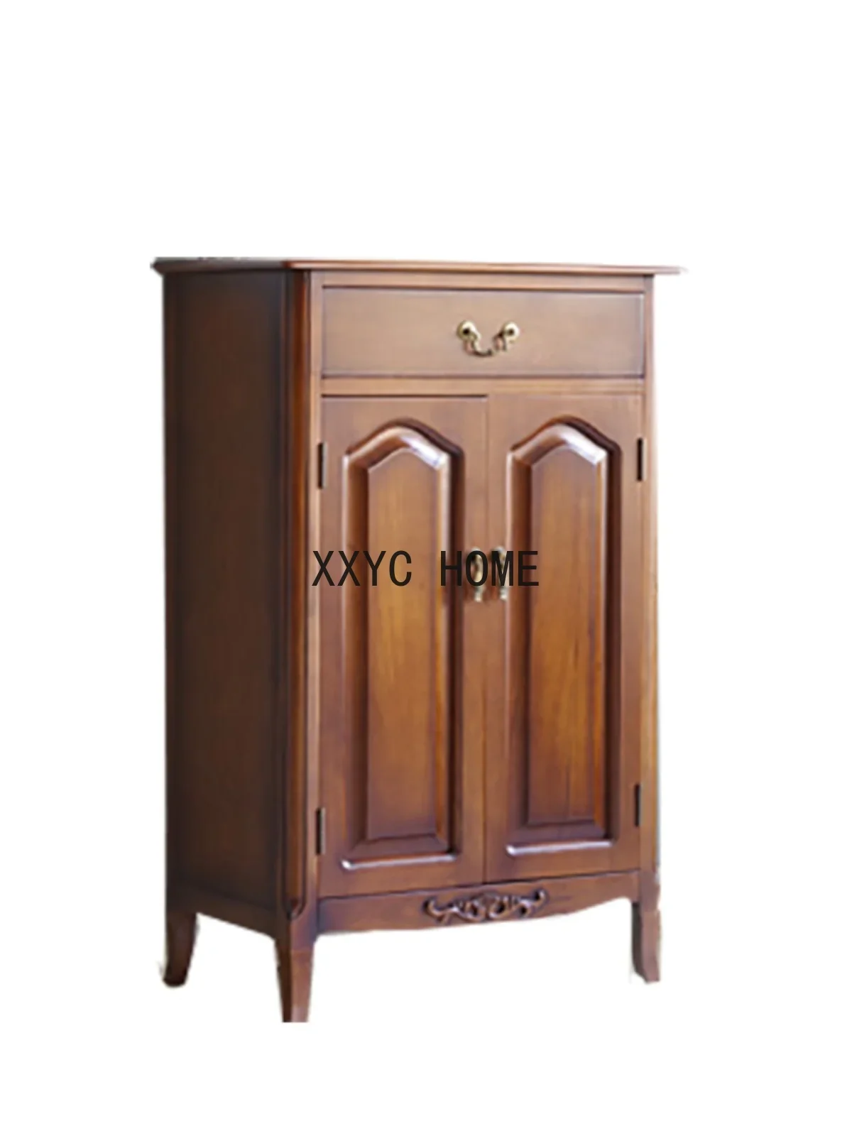 

Простота из массива дерева в европейском стиле, пасторальный прихожая, многослойный высокий шкаф с двойной дверью