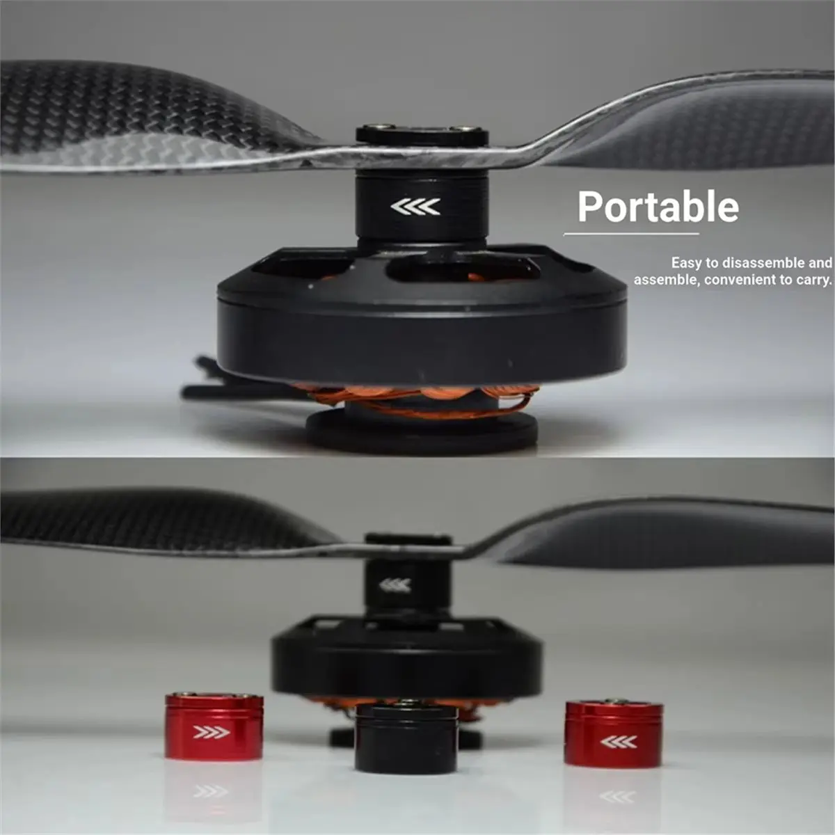 Quick Disassembly and Assembly Mount Propeller Adapter Nut for 12mm Screw Pitch Motor DIY RC Quadcopter Drone UAV