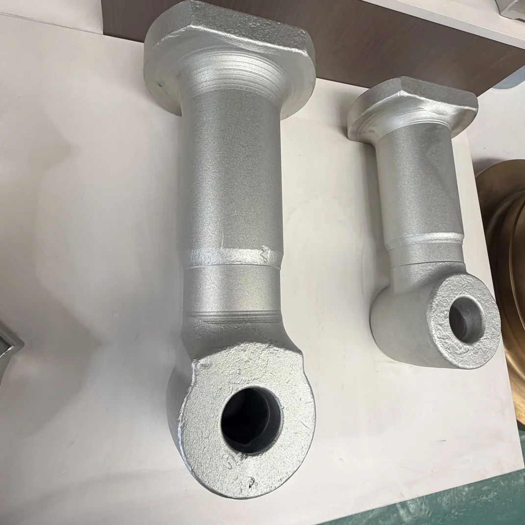 Custom Open Forging Die Service Painted Forged Carbon Steel Alloy Custom Color Forging Part Oil Pump Connecting Rod