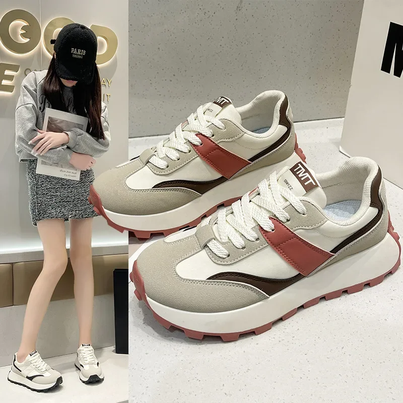 

Spring Breathable Women's Sports Running Shoes Vulcanized Shoes Womens Shoes
