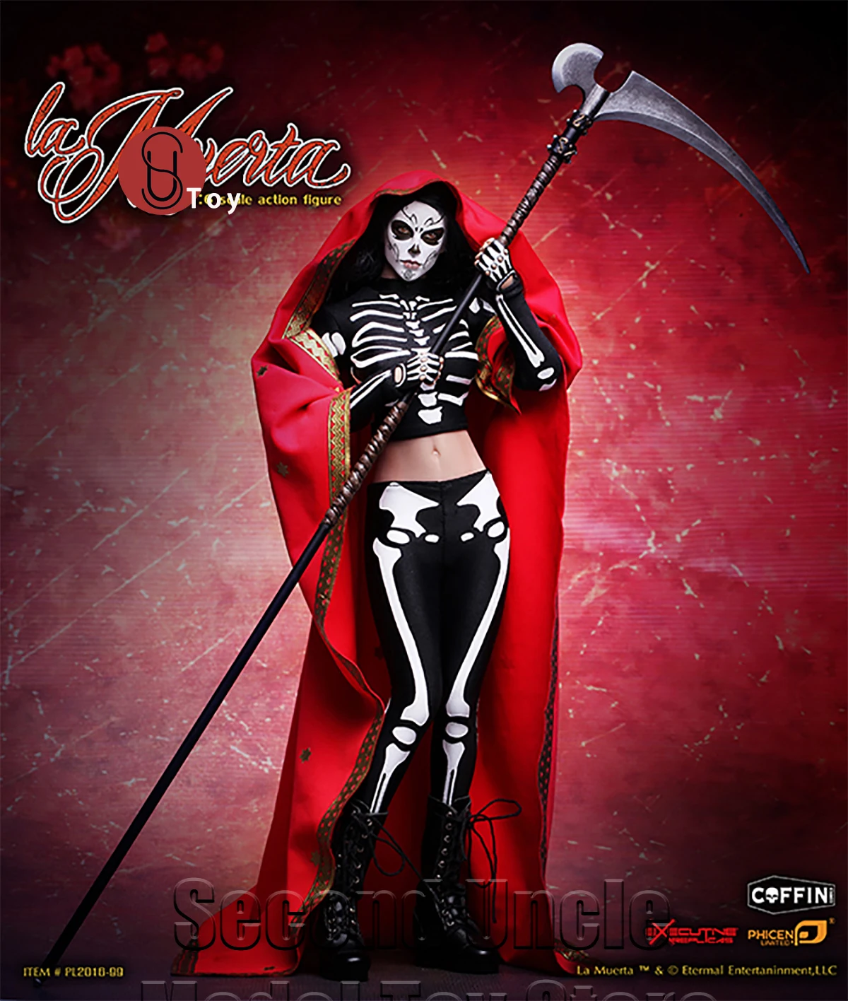 

TBLeague PHICEN PL2016-99 La Muerta Skeleton Woman 1/6 Action Figure Full Set Collectible 12 inch Model Toys Gift