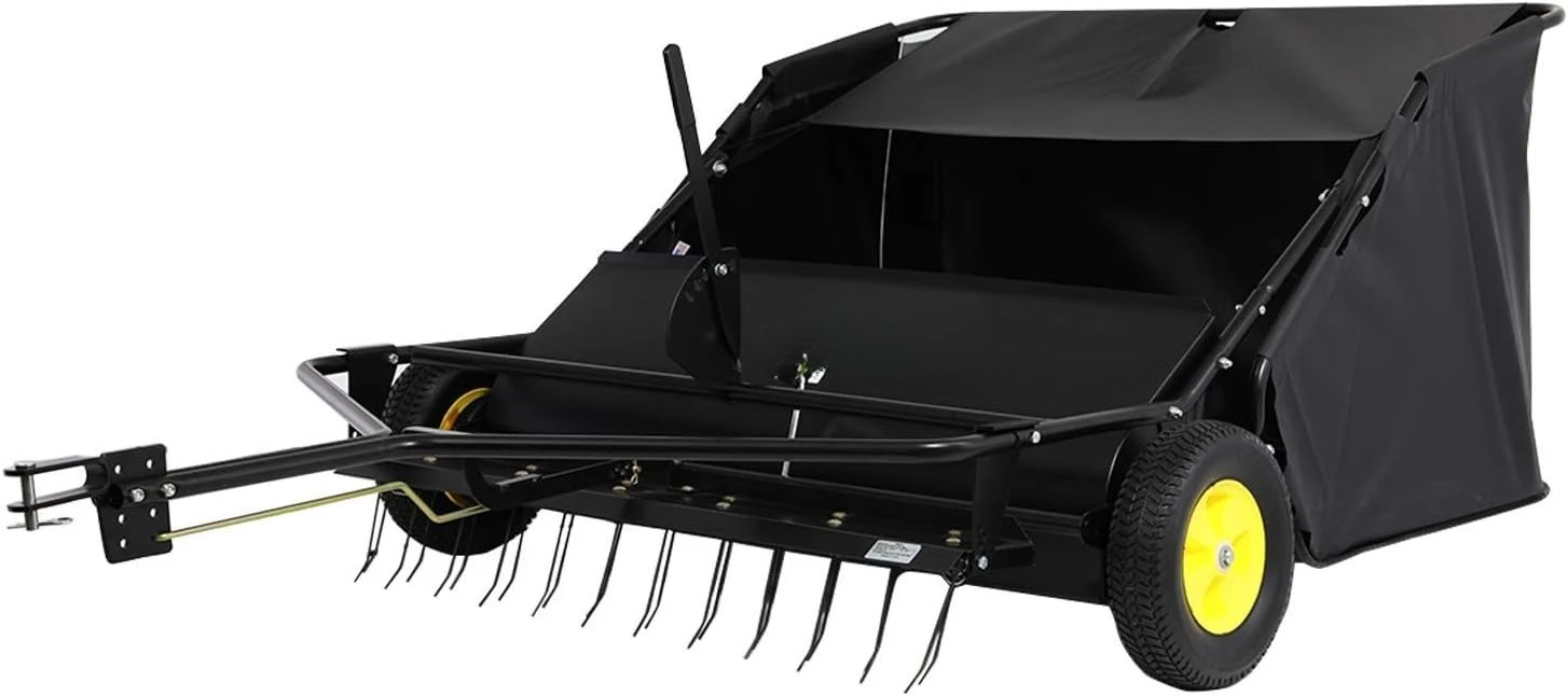 

STS-42BHDK-A 42" Tow-Behind Lawn Sweeper with Dethatcher and Hamper Windscreen