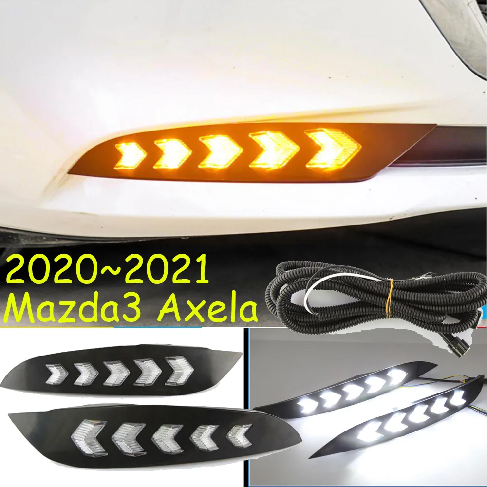 

Moving 2019~2020year car bumper lamp for mazda3 axela daytime light car accessories LED DRL headlight for mazda3 axela fog light