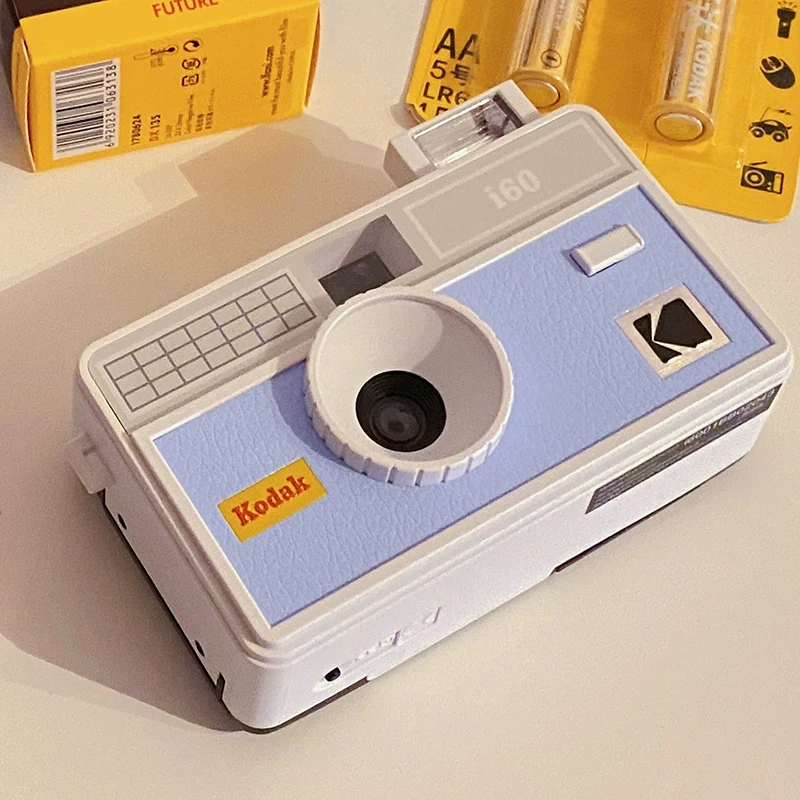 Retro i60 Film Camera Kodak 135 Fool Film Camera Kodak Non-Disposable Camera Strap Flash And Optional Kodak ColorPlus 200 Film