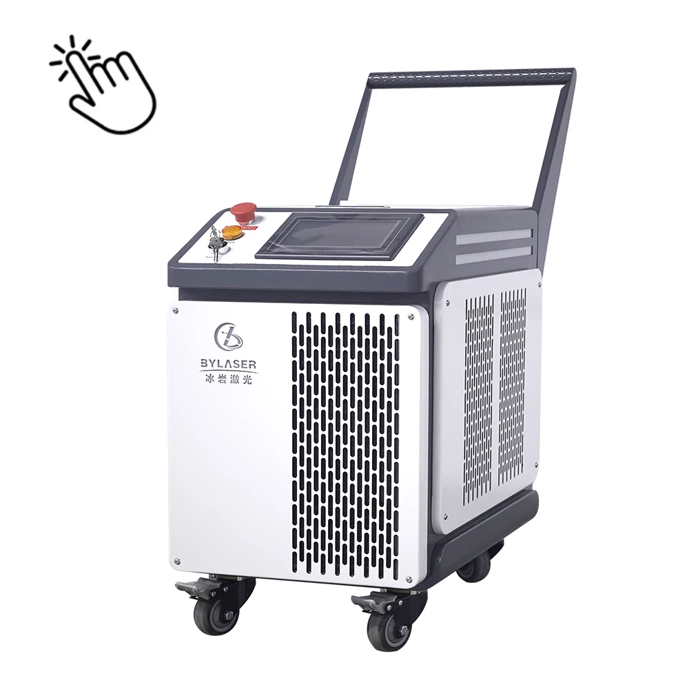 200W 300W 500W Pulse Laser Cleaning Machine For Rust /paint /oil /oxidized Layer /wood Paint