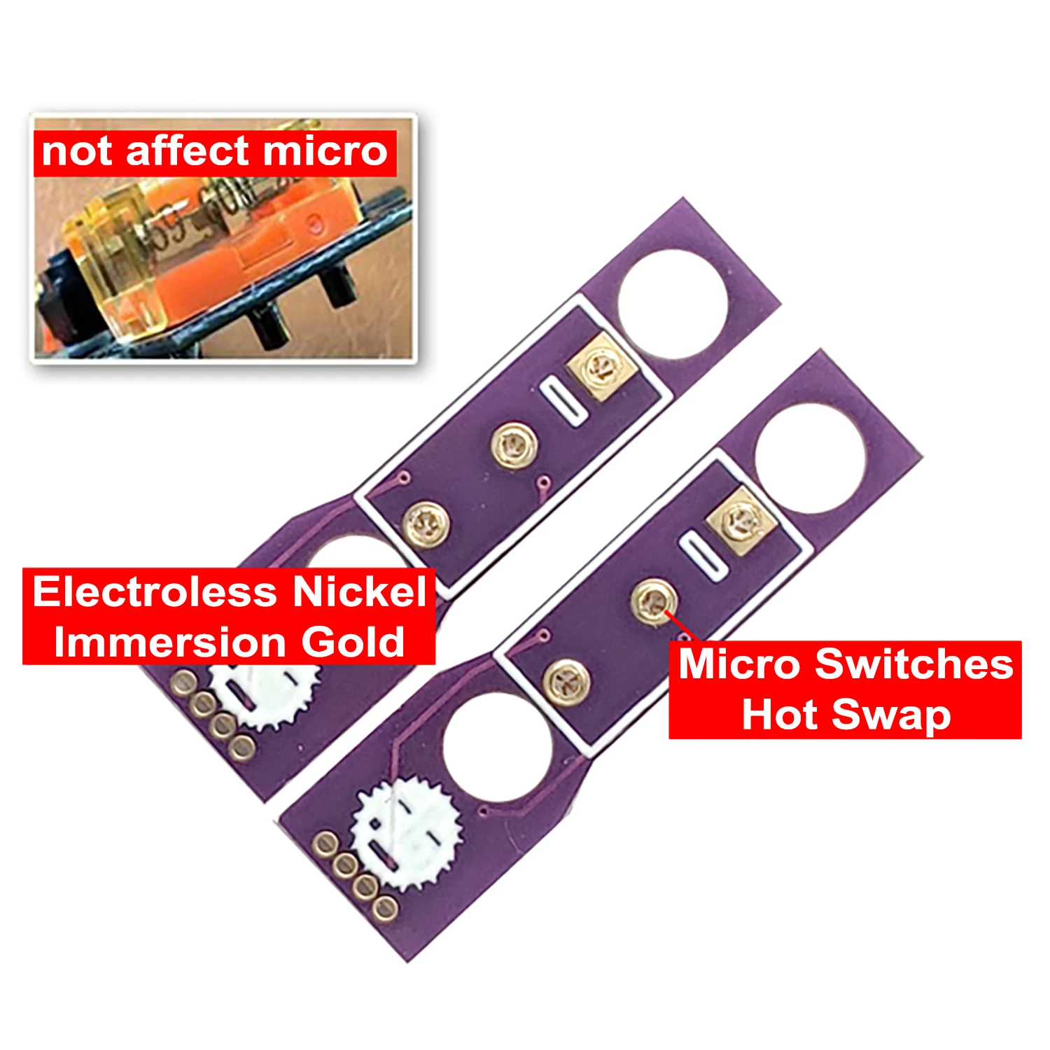 Mouse Micro Switch Button Board PCB Motherboard For OP1WE Mechanical Switch HOTSWAP DIY Repair Parts TTC HCNHK Omron Kailh