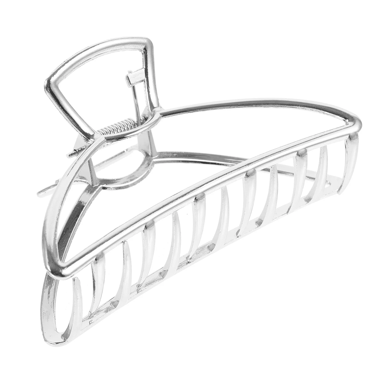 

Металлическая заколка для волос, 1 шт., простой и уникальный дизайн, удобная в использовании, для женщин и девочек, идея для подарка на день рождения, зажим-«крючок»