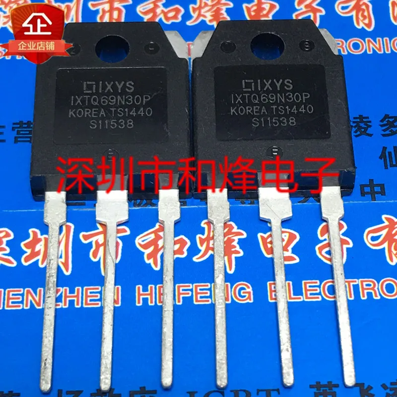 Original 6PCS/lot IXTQ69N30P  TO-3P 300V 69A