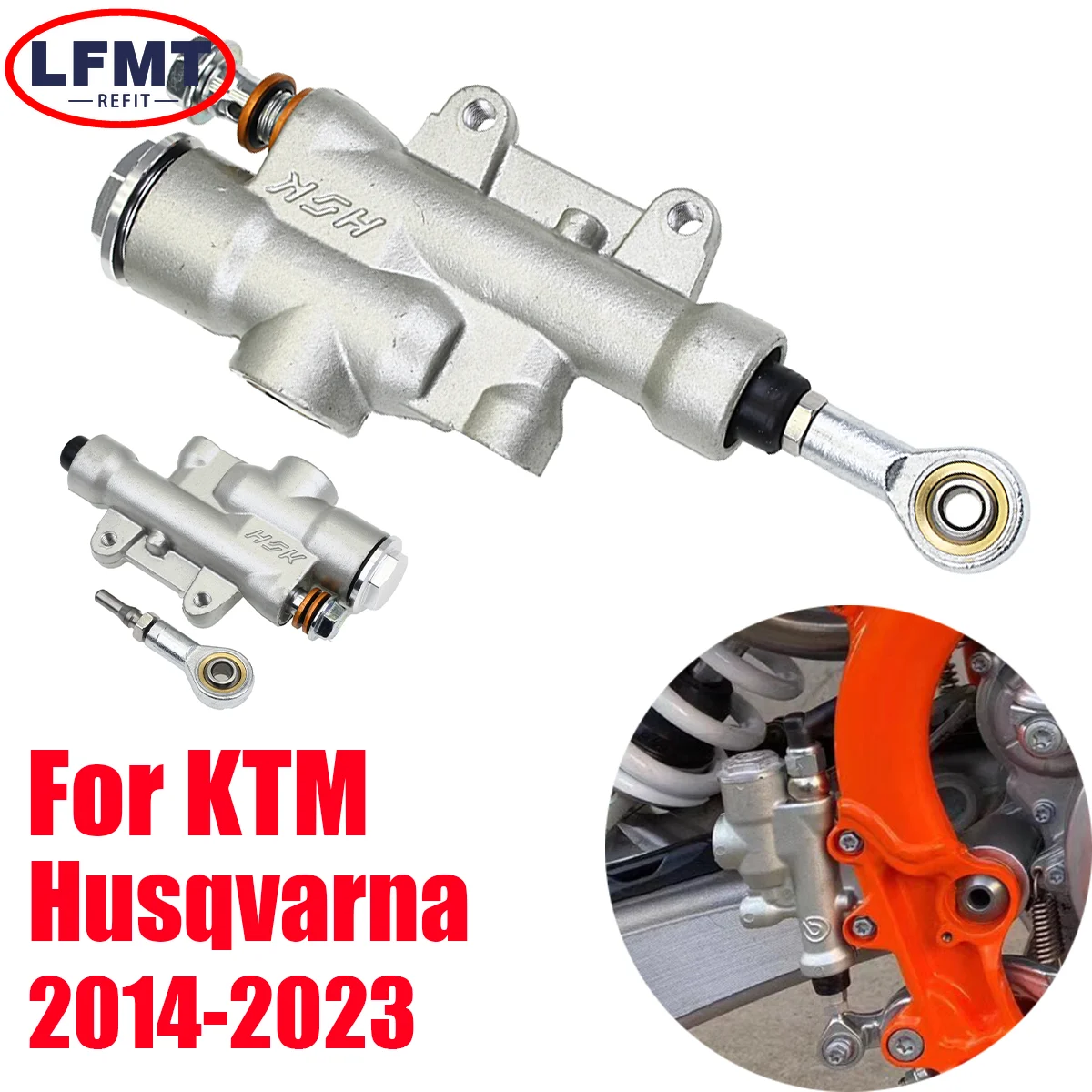 

Motorcycle Rear Brake Master Cylinder Pump For KTM EXC EXCF XC XCF SXF Husqvarna TC/FC/TX/FX/TE/FE GasGas EXF/MCF 250-450