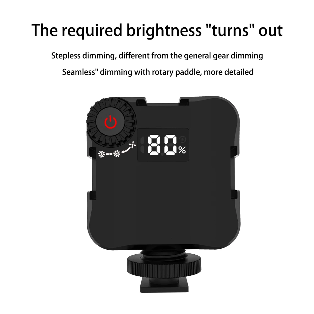 BAFANG Mini Fill Light Portable Pocket Selfie Light Handheld LED For DJI Sony Canon GoPro Camera Selfie Adjustable Photography