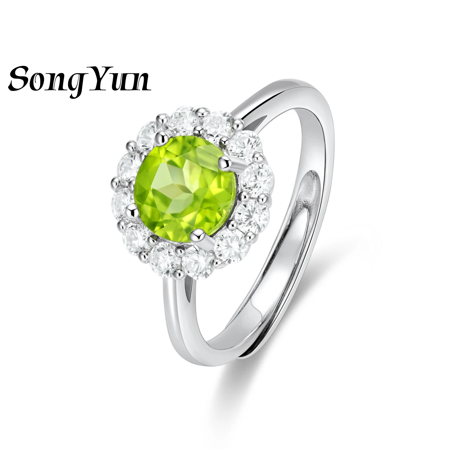SONGYUN Jewelry 925 Sterling Silver Ring Wedding Band High Carbon Diamond Timeless Style Bridal Jewelry Women Rings Fine Jewelry