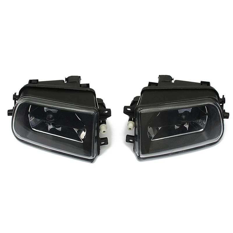 

2x Front Driving Bumper Fog Light Lamp For BMW E39 528i 540i Z3 1997-2000 Black