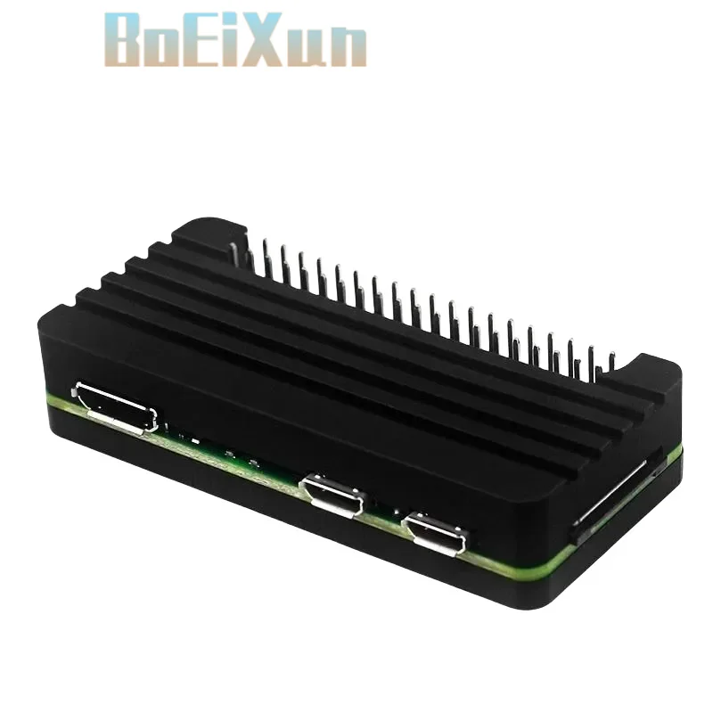 For Raspberry Pi Zero/Zero W/Zero 2W Aluminum Shell Protective Case Kit Universal DIY Shell Cooling Enclosure with Pin Header