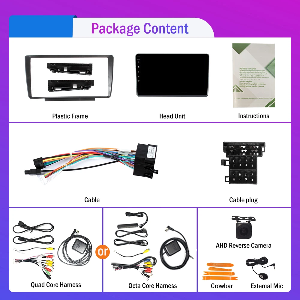 2Din Android Car Radio For Skoda OCTAVIA 2004-14 Audio Multimedia Player Carplay GPS Navigation Stereo Audio Head Unit Carplay