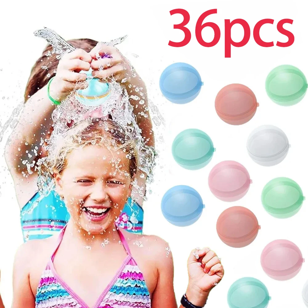 

Reusable Water Balloons Quick Fill Self Sealing Water Bombs for Outdoor Summer Games Pool Beach Toys for Kids Family Party Gifts