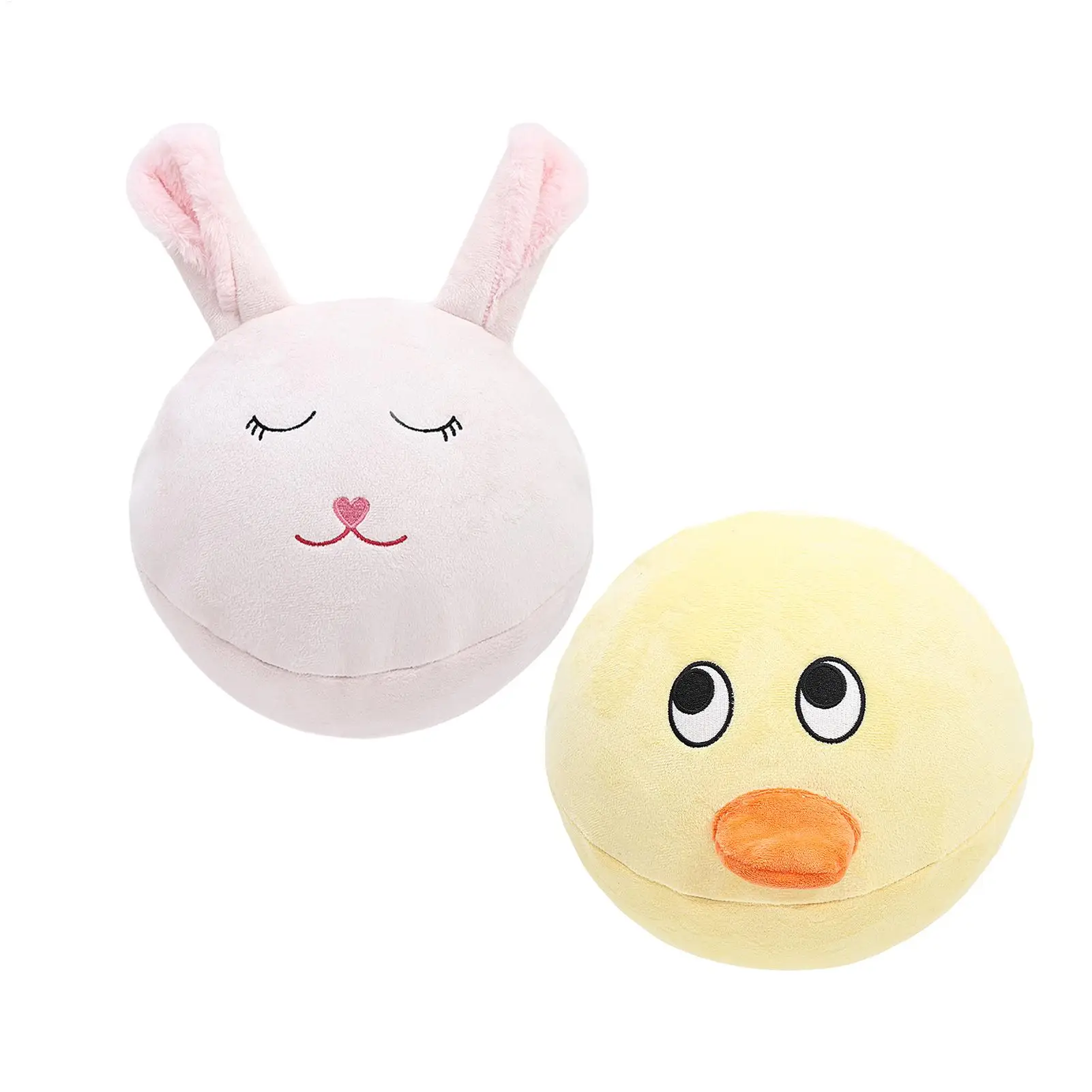 Soft Balls for Dogs Inflatable Soft Plush Interactive Game Chewer Plush Dog Ball for Travel Beach Boredom Pool Park Yard Home
