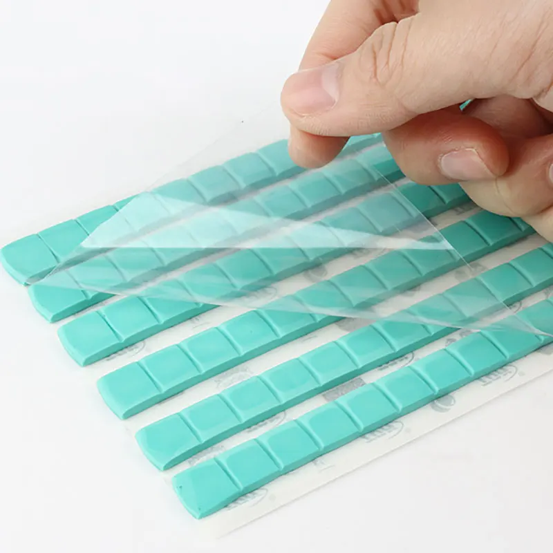 96 stuks herbruikbare groene klei voor nagelstandaard professioneel weergeven en oefenen nagelklei nagelkunst salon diy praktijk manicure g5