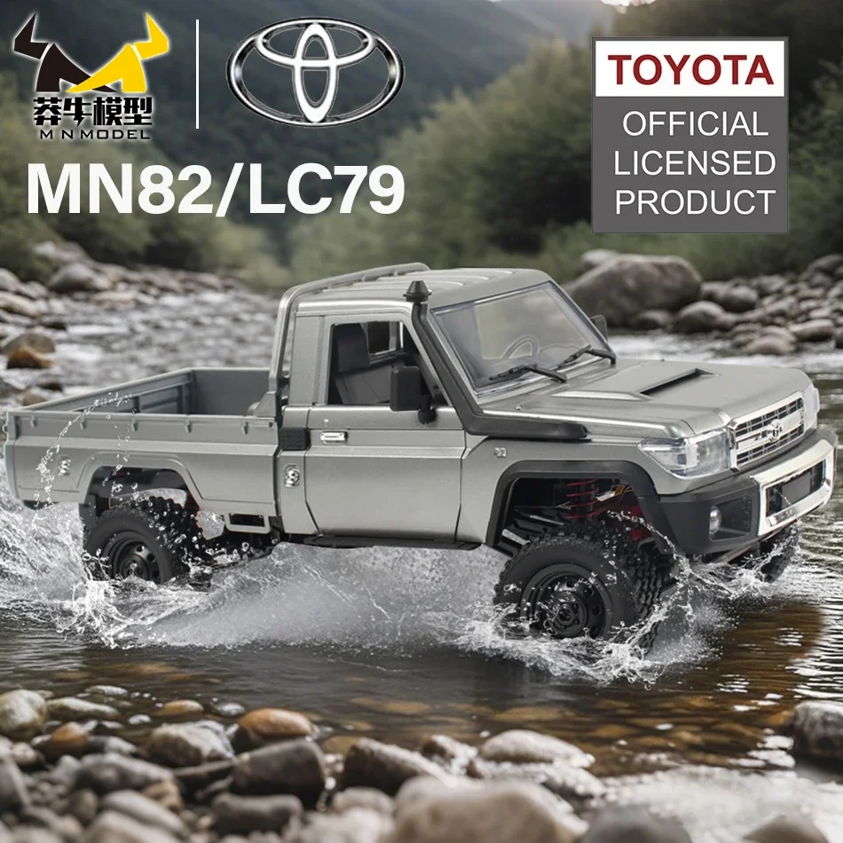 

МОДЕЛЬ MN MN82 Радиоуправляемый грузовик для скалолазания Внедорожник Водонепроницаемая коллекционная модель 4WD Rock Crawler ToysLC79 1:12 Land Cruiser