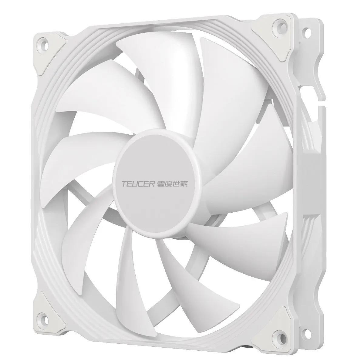 Imagem -05 - Teucer-high Performance pc Fan Controle Inteligente de Temperatura Regulação de Velocidade Chassis Fans Case Fan 140 mm 6001500rpm 4pin Pwm