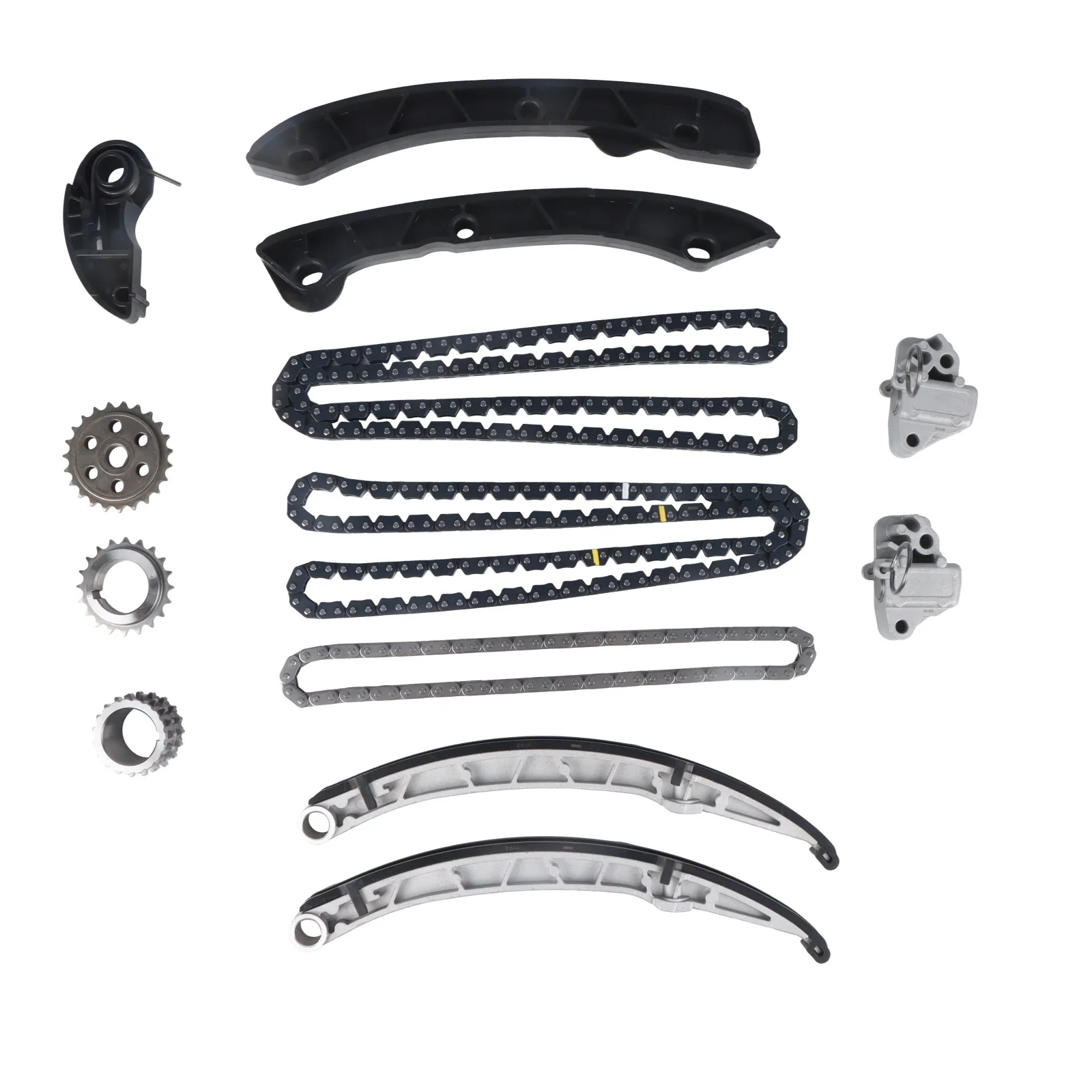 1Set AJ126 Engine Timing Chain Kit LR032048  For 10-15 Land Rover LR4 Range Rover 3.0L 5.0L V8 DOHC Car Accessories Replacement