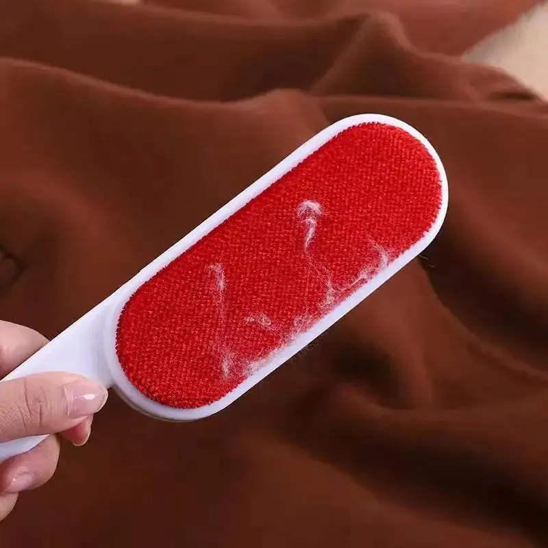 Self-cleaning Lint Sticking Roller 2 Sides Dedusting Brush Pet Hair Remover Brush Removing Dog Cat Hair from Sofa Carpet Clothes