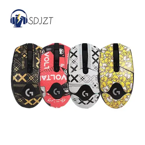 로지텍 G304 G102 마우스 그립 테이프 스케이트 스티커, 미끄럼 방지 땀 흡입 마우스 스티커 