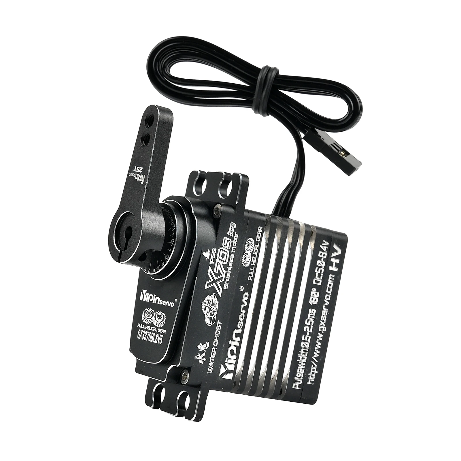 70kg防水IP68高トルクデジタルサーボ180度ブラシレスモーターメタルギア磁気エンコーディングサーボRCカー/ロボット用