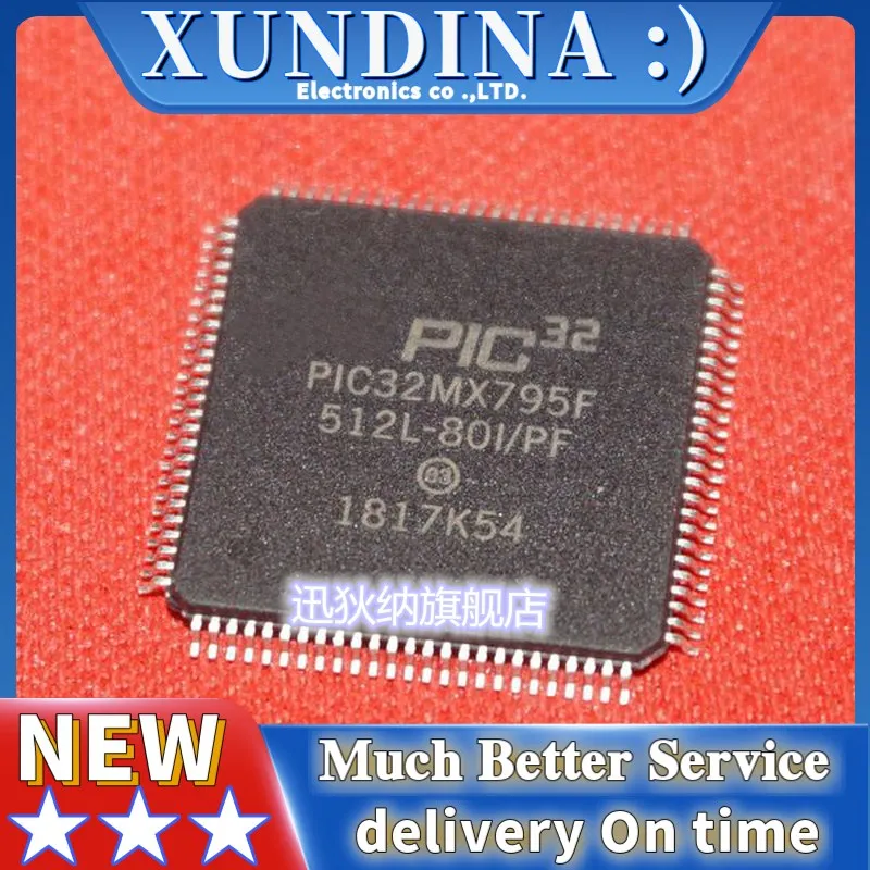 

1PCS/LOT PIC32MX795F512H-80I/PT TQFP64 new and original IC