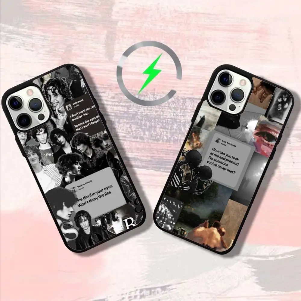 

S-Somber Back To Friend Phone Case For iPhone 17,16,15,14,13,12,11,Pro,Max,Plus,Mini,SE4,E Magnetic Magsafe Wireless Charging