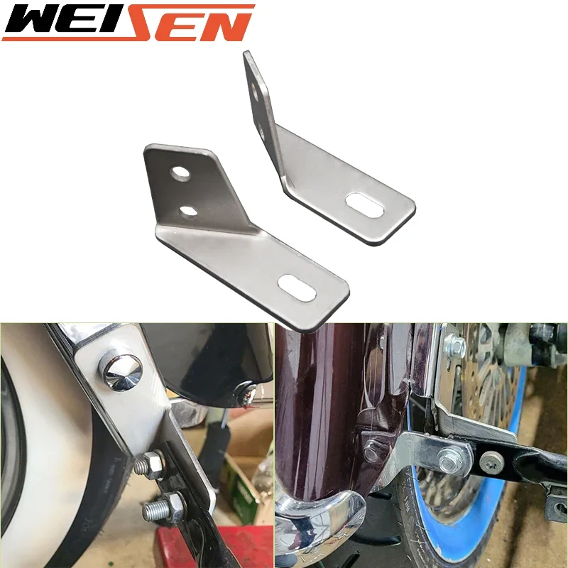 For Harley-Davidson Touring FLHT Right & Left Side Broken Fender Struts Plate Saddlebag Support Bracket  Motorcycle Accessories