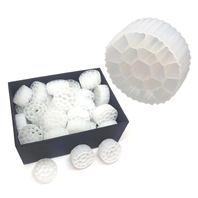 100g Aquarium Bio Balls Biochemical Ball Filter Media for Aquarium Fluidized Moving Bed Filter Accessories for Fish Tank