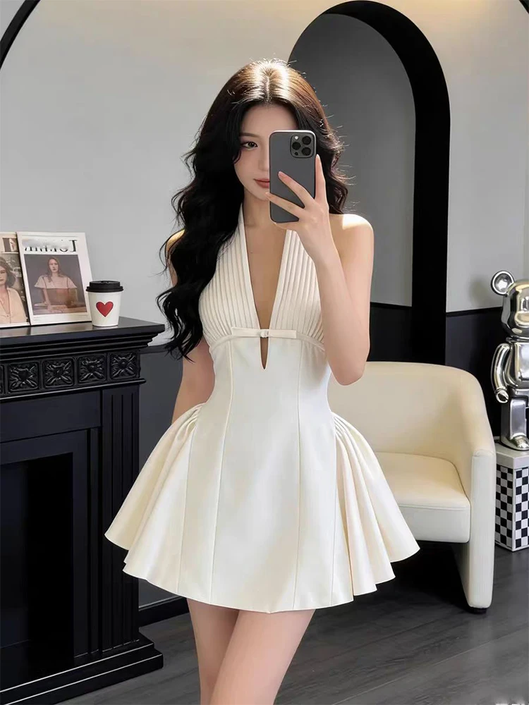 

Элегантная плиссированная юбка миди А-силуэта для женщин, приталенная, класса люкс, для дня рождения